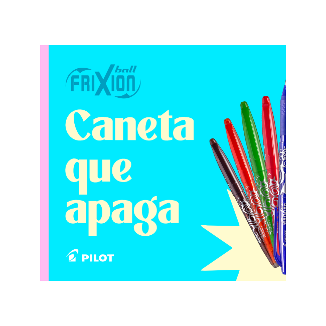 Caneta Frixion Ball 0,7 mm apagável Pilot Pen Aviamentos Vera Cruz